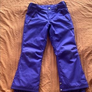 Burton girls 7/8 Vibrant Purple Snow Pants